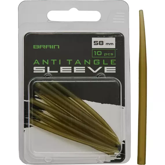 Протизакручувач Brain Anti Tangle Sleeve 58mm (10 шт / уп) Green SGXA-41, фото 